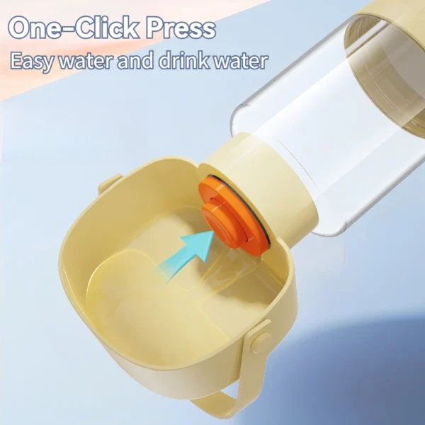 2 in 1 Multi-Purpose Pet Portable Outdoor Drinking Water Bottle