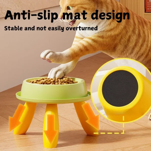 High Feet Cat Food Bowl Cat Water Bowl Pet Food Feeder