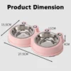 Pet Food Bowl Water Feeder