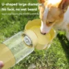 2 in 1 Multi-Purpose Pet Portable Outdoor Drinking Water Bottle