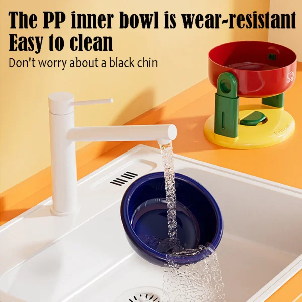 Adjustable Plastic Pet Bowl