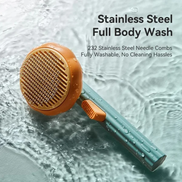 Skin Friendly Grooming Brush for Cats and Dogs