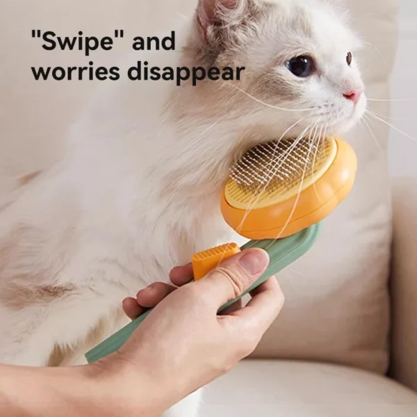 Skin Friendly Grooming Brush for Cats and Dogs