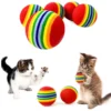 42MM EVA Pet Rainbow Bouncy Foam Ball
