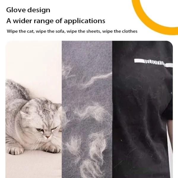 Pet Hair Removal Electrostatic Gloves