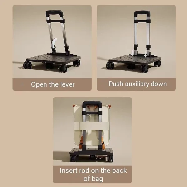 Cat Carrier Backpack with Trolley