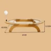 Cat Nest Capsule Transparent Oval Sleeping Bed