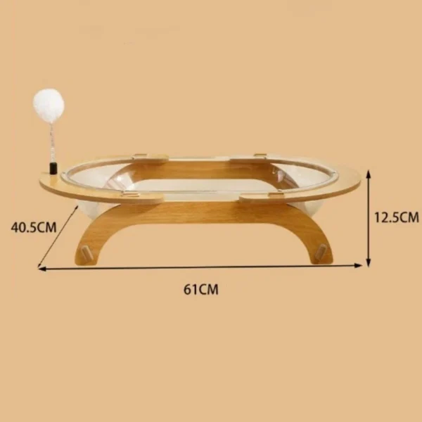 Cat Nest Capsule Transparent Oval Sleeping Bed