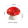 Neck Protector Mushroom Shape Pet Food Bowl