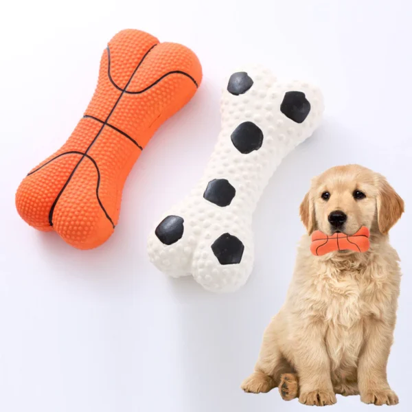 Pet Latex Basketball Football Bone Toy