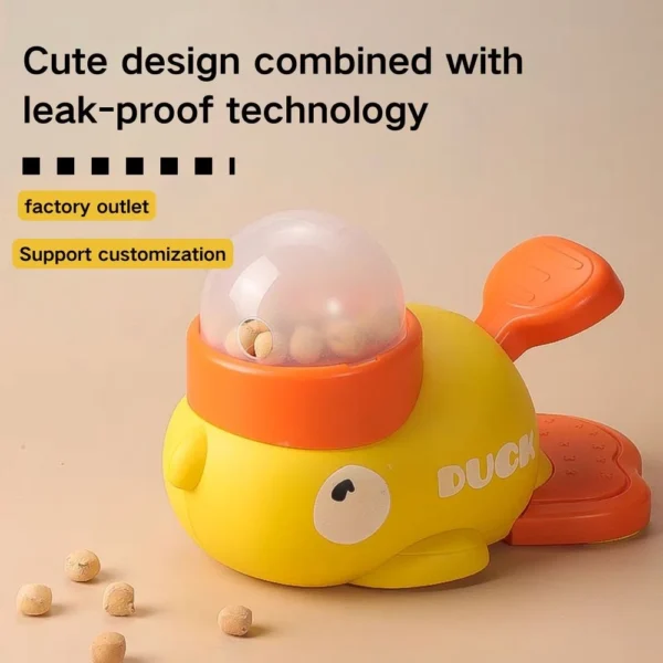 Duck Design Pet Automatic Feeder Toys