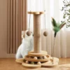 4 in 1 Cat Scratcher Board Pad with Track Balls Toys