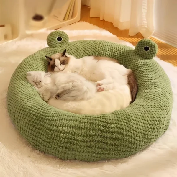Frog Shape Pet bed for All Seasons