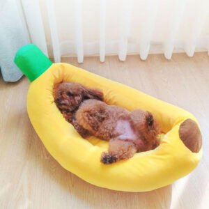 Banana Shape Washable Puppy Bed