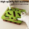 Cat Puzzle Toy Felt Box with Ball