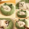 Frog Shape Pet bed for All Seasons