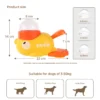 Duck Design Pet Automatic Feeder Toys