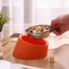 Stainless Steel Pet Incline 15 Degree Elevated Bowl